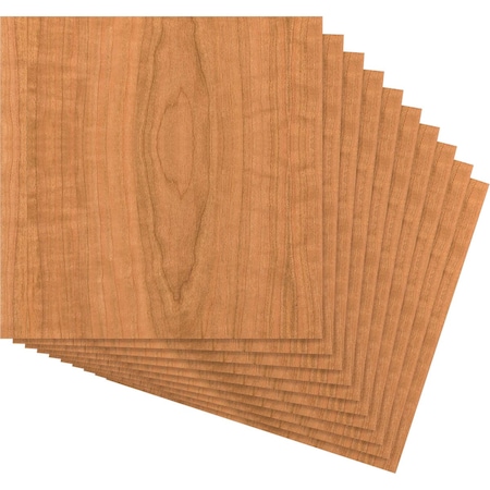 11 3/4W X 11 3/4H X 3/8T Wood Hobby Boards, Cherry, 10PK